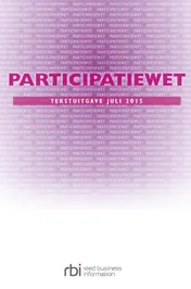 Omslag van Participatiewet tekstuitgave juli 2015