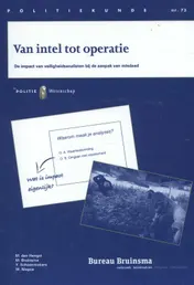 Omslag van Van intel tot operatie