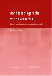 Omslag van Aanbestedingsrecht voor overheden