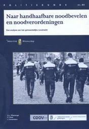 Omslag van Naar handhaafbare noodbevelen en noodverordeningen