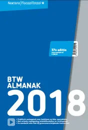 Omslag van Nextens BTW Almanak 2018