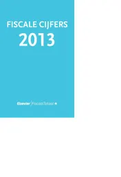 Omslag van Fiscale cijfers 2013
