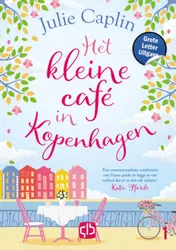 Omslag van Het kleine café in Kopenhagen - Grote Letter Uitgave (in 2 banden)