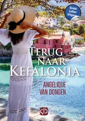 Omslag van Terug naar Kefalonia - Grote Letter Uitgave