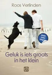 Omslag van Geluk is iets groots in het klein - Grote Letter Uitgave