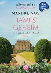 Omslag van James' geheim - Grote Letter Uitgave