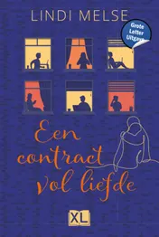 Omslag van Een contract vol liefde - Grote Letter Uitgave