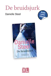 Omslag van De bruidsjurk - Grote Letter Uitgave