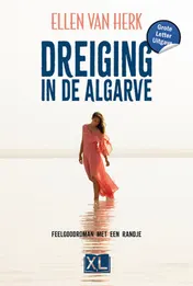 Omslag van Dreiging in de Algarve - Grote Letter Uitgave