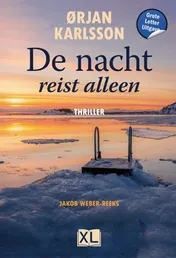Omslag van De nacht reist alleen - Grote Letter Uitgave