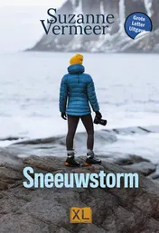Omslag van Sneeuwstorm - Grote Letter Uitgave