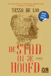Omslag van De stad in je hoofd - Grote Letter Uitgave