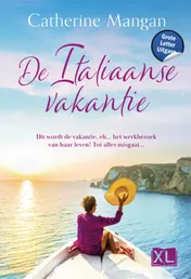 Omslag van De Italiaanse vakantie - Grote Letter Uitgave