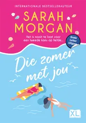 Omslag van Die zomer met jou - Grote Letter Uitgave