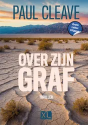 Omslag van Over zijn graf - Grote Letter Uitgave