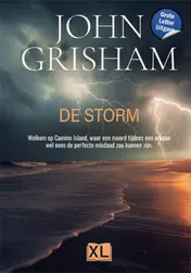 Omslag van De storm - Grote Letter Uitgave