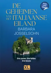 Omslag van De geheimen van het Italiaanse eiland - Grote Letter Uitgave