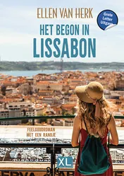 Omslag van Het begon in Lissabon - Grote Letter Uitgave