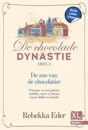Omslag van De zus van de chocolatier - Grote Letter Uitgave (in 2 banden)