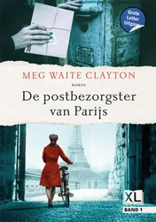 Omslag van De postbezorgster van Parijs - Grote Letter Uitgave (in 2 banden)