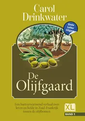 Omslag van De olijfgaard - Grote Letter Uitgave (in 2 banden)