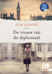 Omslag van De vrouw van de diplomaat - Grote Letter Uitgave (in 2 banden)