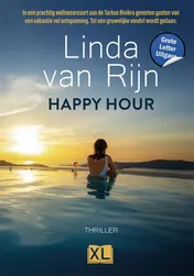 Omslag van Happy hour - Grote Letter Uitgave