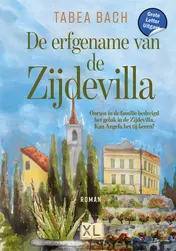 Omslag van De erfgename van de Zijdevilla - Grote Letter Uitgave