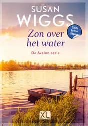 Omslag van Zon over het water - Grote Letter Uitgave