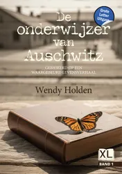 Omslag van De onderwijzer van Auschwitz - Grote Letter Uitgave (in 2 banden)