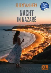 Omslag van Nacht in Nazaré - Grote Letter Uitgave
