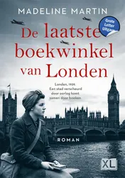 Omslag van De laatste boekwinkel van Londen - Grote Letter Uitgave