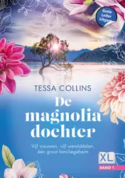 Omslag van De magnoliadochter - Grote Letter Uitgave (in 2 banden)