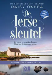 Omslag van De Ierse sleutel - Grote Letter Uitgave