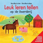 Omslag van Leuk leren tellen op de boerderij