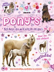 Omslag van Pony's sticker- en activiteitenboek - Dierenvriendjes