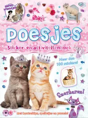 Omslag van Poesjes sticker- en activiteitenboek - Dierenvriendjes
