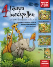 Omslag van 4 dieren bordspellen