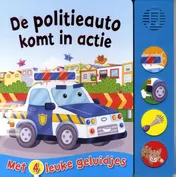 Omslag van De politieauto komt in actie