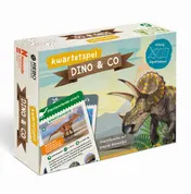 Omslag van DINO & CO - kwartetspel met posterboek