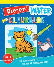 Omslag van Waterkleurblok Dieren
