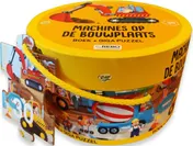 Omslag van Machines op de bouwplaats - boek + giga puzzel