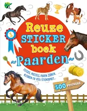 Omslag van Reuzestickerboek Paarden