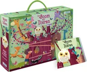 Omslag van Een boom vol dieren - boek + giga puzzel