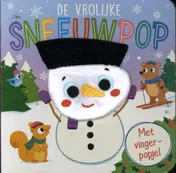 Omslag van De vrolijke sneeuwpop - Vingerpopboek