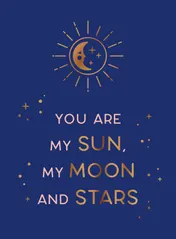 Omslag van You are my sun, my moon and stars