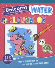 Omslag van Waterkleurblok Unicorns