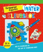 Omslag van Waterkleurblok Grappige figuren