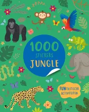 Omslag van 1000 stickers Jungle
