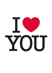 Omslag van I love you
